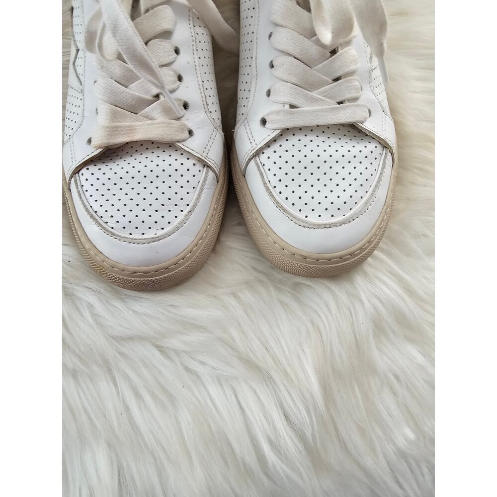 Zodic & Voltaire Womens white Sneakers leather lace up size 38 - Picture 4 of 9